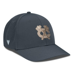 Chicago Blackhawks Levelwear Rise Copper Insignia Flex Hat - Charcoal - NHL