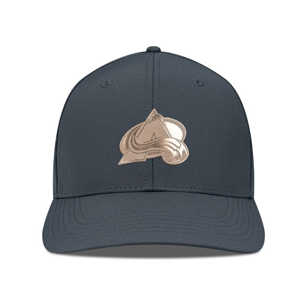 Colorado Avalanche Levelwear Rise Copper Insignia Flex Hat - Charcoal - NHL