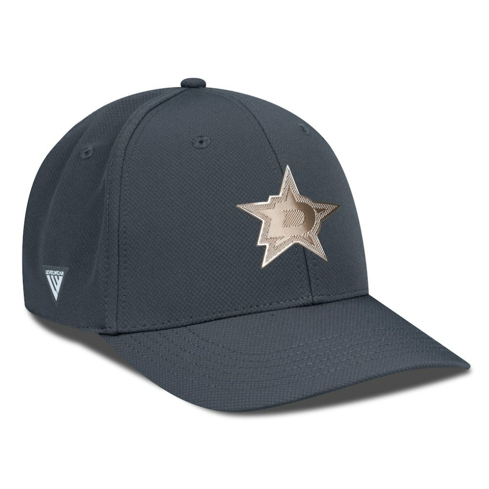 Dallas Stars Levelwear Rise Copper Insignia Flex Hat - Charcoal - NHL