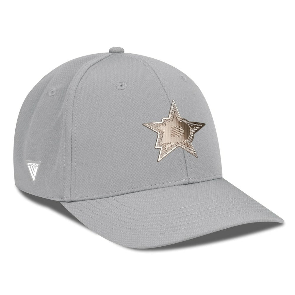 Dallas Stars Levelwear Rise Copper Insignia Flex Hat - Gray - NHL