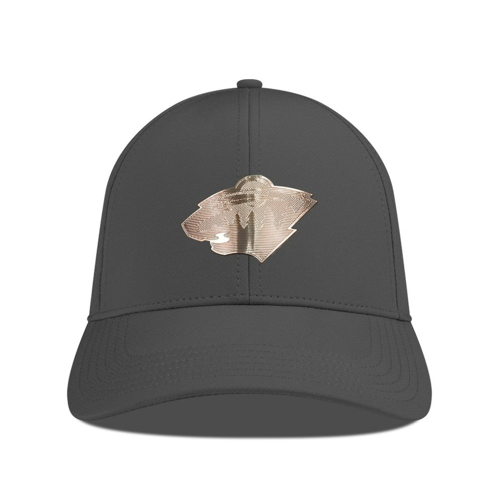 Minnesota Wild Levelwear Ascend Copper Insignia Vented Adjustable Hat - Charcoal - NHL