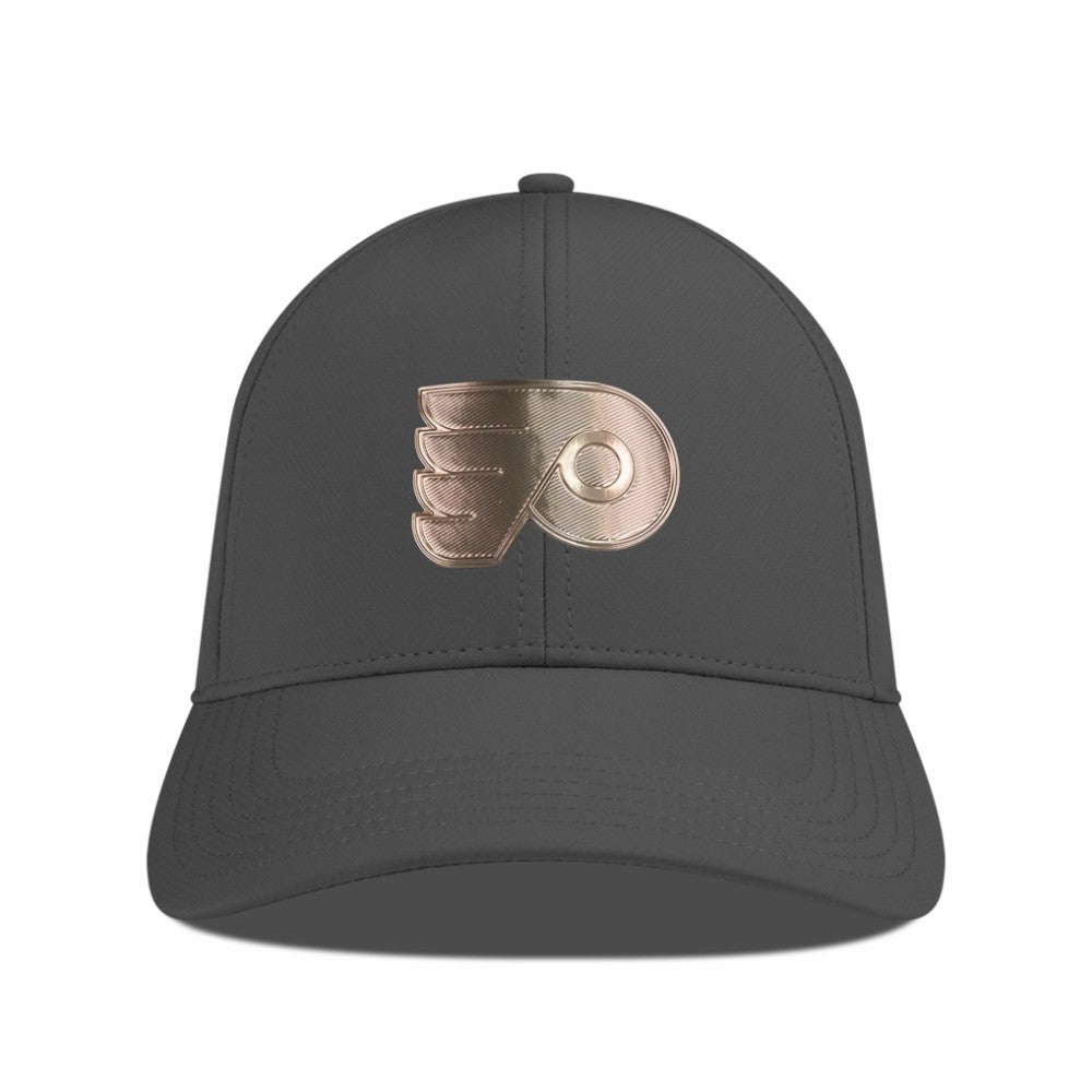 Philadelphia Flyers Levelwear Ascend Copper Insignia Vented Adjustable Hat - Charcoal - NHL
