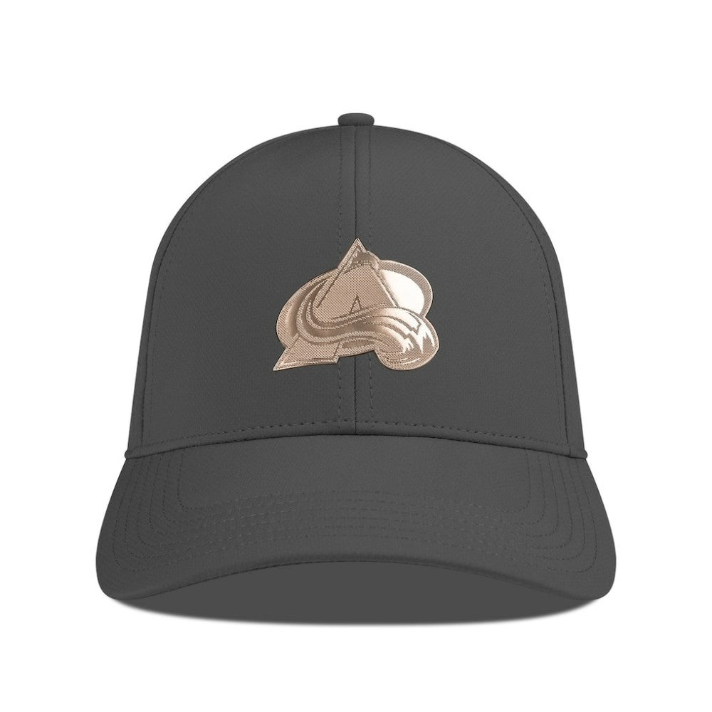 Colorado Avalanche Levelwear Ascend Copper Insignia Vented Adjustable Hat - Charcoal - NHL