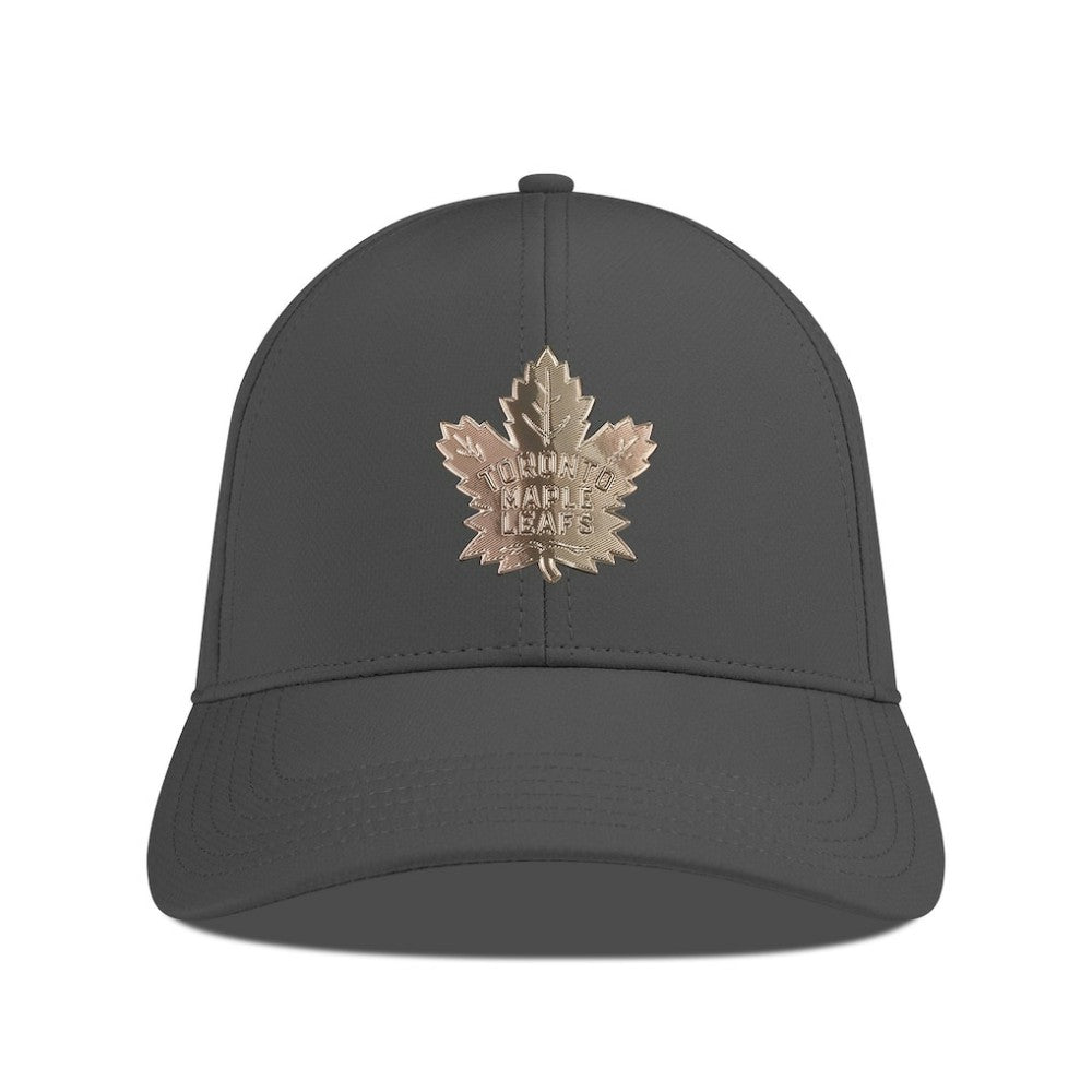 Toronto Maple Leafs Levelwear Ascend Copper Insignia Vented Adjustable Hat - Charcoal - NHL
