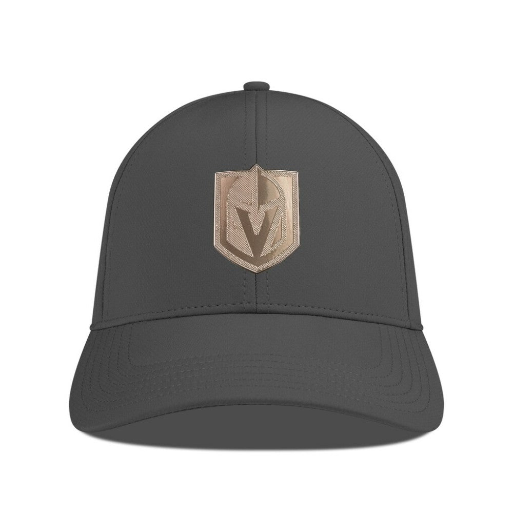Vegas Golden Knights Levelwear Ascend Copper Insignia Vented Adjustable Hat - Charcoal - NHL