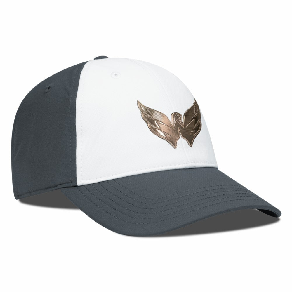 Washington Capitals Levelwear Endure Copper Insignia Adjustable Hat - White/Charcoal - NHL