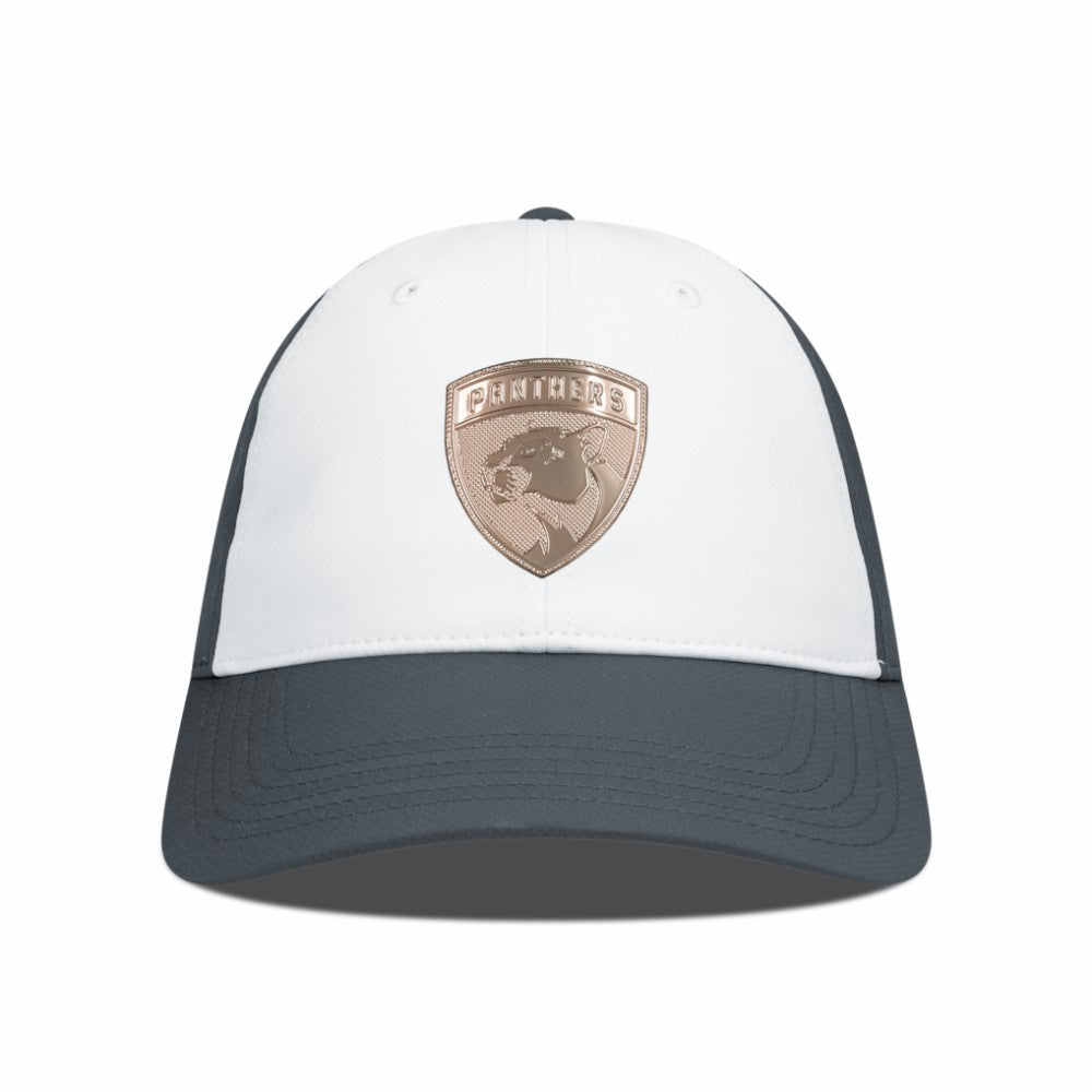 Florida Panthers Levelwear Endure Copper Insignia Adjustable Hat - White/Charcoal - NHL