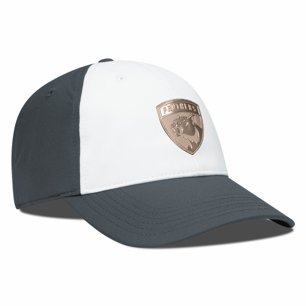Florida Panthers Levelwear Endure Copper Insignia Adjustable Hat - White/Charcoal - NHL