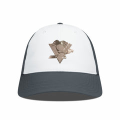 Pittsburgh Penguins Levelwear Endure Copper Insignia Adjustable Hat - White/Charcoal - NHL