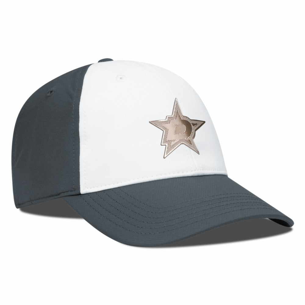 Dallas Stars Levelwear Endure Copper Insignia Adjustable Hat - White/Charcoal - NHL