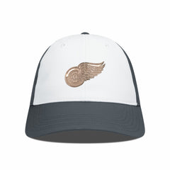 Detroit Red Wings Levelwear Endure Copper Insignia Adjustable Hat - White/Charcoal - NHL