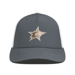 Dallas Stars Levelwear Signal Copper Insignia Trucker Adjustable Hat - Charcoal/White - NHL