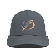 Tampa Bay Lightning Levelwear Signal Copper Insignia Trucker Adjustable Hat - Charcoal/White - NHL