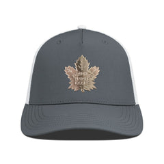 Toronto Maple Leafs Levelwear Signal Copper Insignia Trucker Adjustable Hat - Charcoal/White - NHL