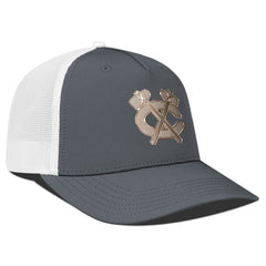 Chicago Blackhawks Levelwear Signal Copper Insignia Trucker Adjustable Hat - Charcoal/White - NHL