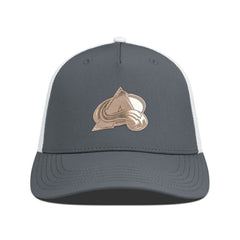 Colorado Avalanche Levelwear Signal Copper Insignia Trucker Adjustable Hat - Charcoal/White - NHL