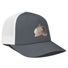 Colorado Avalanche Levelwear Signal Copper Insignia Trucker Adjustable Hat - Charcoal/White - NHL