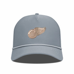 Detroit Red Wings Levelwear Gordon Copper Insignia Vented Adjustable Hat - Gray - NHL