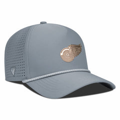 Detroit Red Wings Levelwear Gordon Copper Insignia Vented Adjustable Hat - Gray - NHL