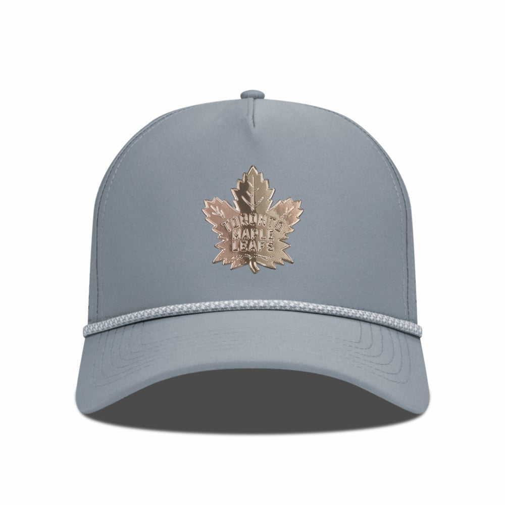 Toronto Maple Leafs Levelwear Gordon Copper Insignia Vented Adjustable Hat - Gray - NHL