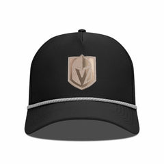 Vegas Golden Knights Levelwear Gordon Copper Insignia Vented Adjustable Hat - Black - NHL
