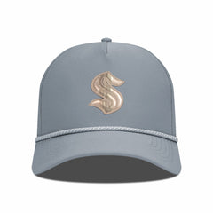 Seattle Kraken Levelwear Gordon Copper Insignia Vented Adjustable Hat - Gray - NHL
