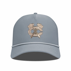 Chicago Blackhawks Levelwear Gordon Copper Insignia Vented Adjustable Hat - Gray - NHL