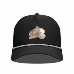 Colorado Avalanche Levelwear Gordon Copper Insignia Vented Adjustable Hat - Black - NHL