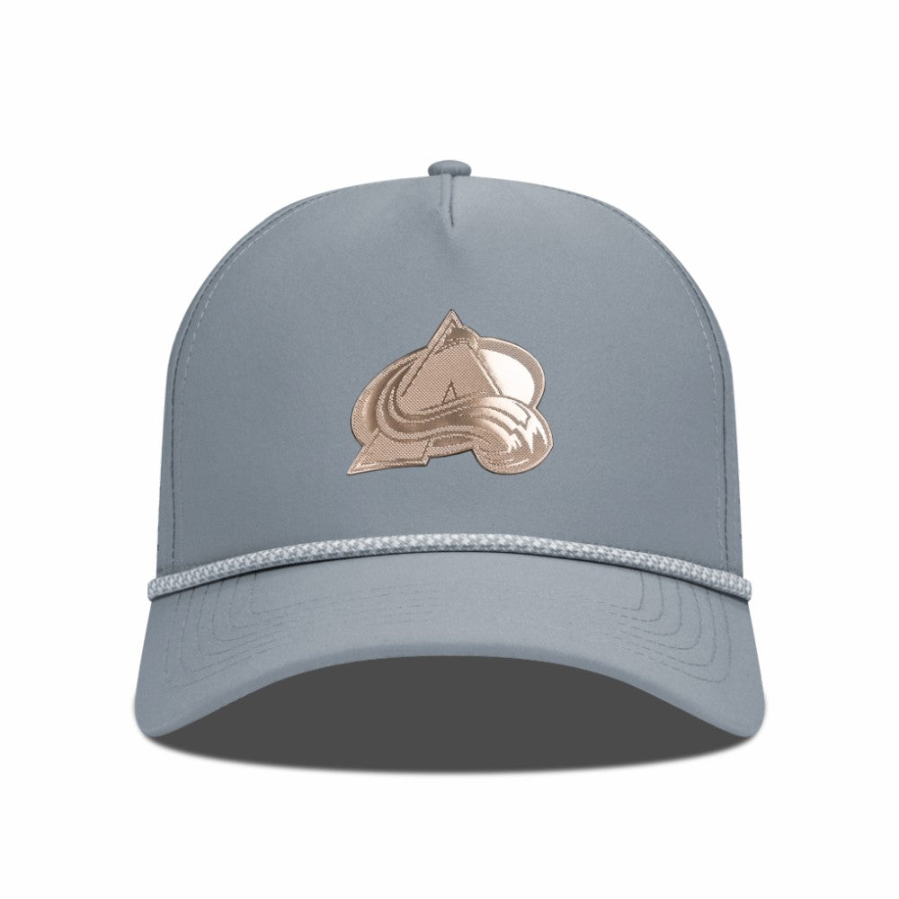 Colorado Avalanche Levelwear Gordon Copper Insignia Vented Adjustable Hat - Gray - NHL