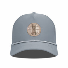 Boston Bruins Levelwear Gordon Copper Insignia Vented Adjustable Hat - Gray - NHL