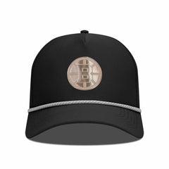 Boston Bruins Levelwear Gordon Copper Insignia Vented Adjustable Hat - Black - NHL