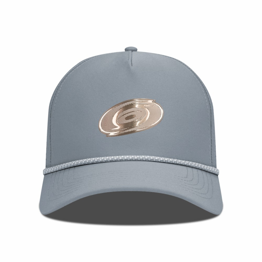 Carolina Hurricanes Levelwear Gordon Copper Insignia Vented Adjustable Hat - Gray - NHL