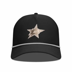 Dallas Stars Levelwear Gordon Copper Insignia Vented Adjustable Hat - Black - NHL