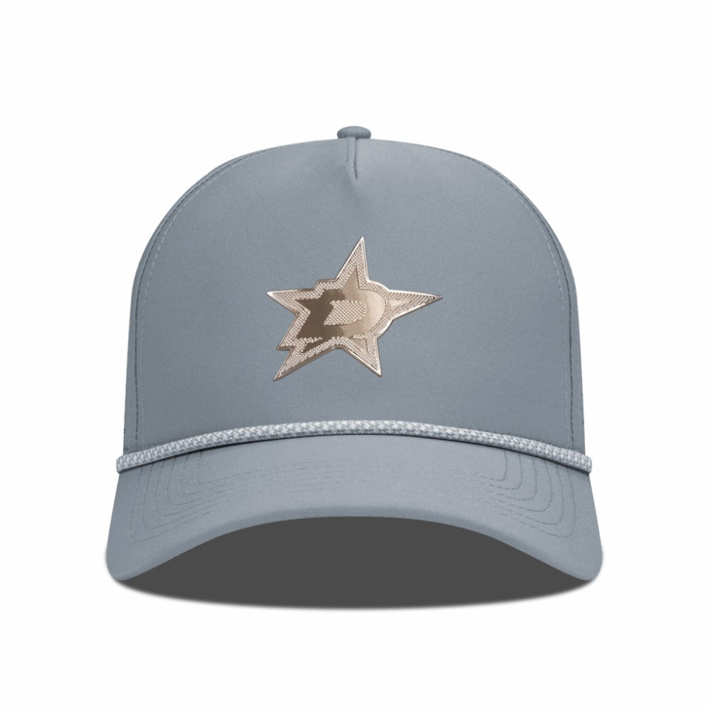 Dallas Stars Levelwear Gordon Copper Insignia Vented Adjustable Hat - Gray - NHL