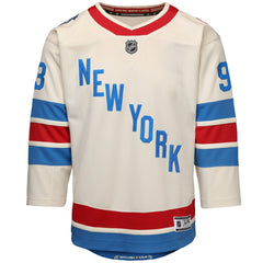 Mika Zibanejad New York Rangers Outerstuff Youth 2026 NHL Winter Classic Premier Jersey - White - NHL
