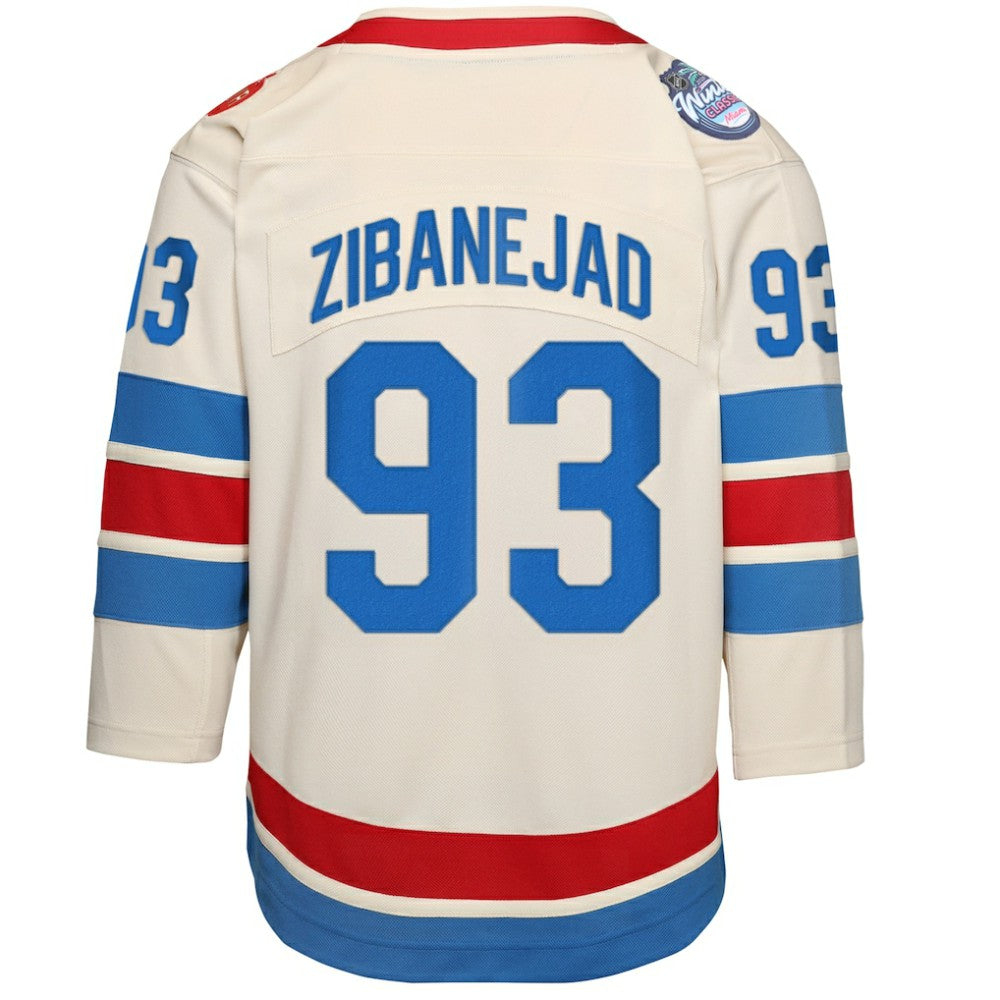 Mika Zibanejad New York Rangers Outerstuff Youth 2026 NHL Winter Classic Premier Jersey - White - NHL