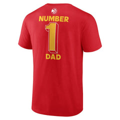 Atlanta Hawks #1 Dad Jersey T-Shirt Red - NBA
