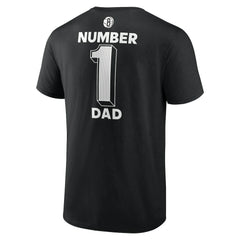 Brooklyn Nets #1 Dad Jersey T-Shirt Black - NBA
