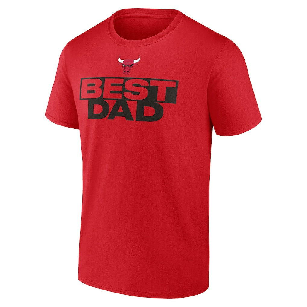 Chicago Bulls Greatest Dad T-Shirt Red - NBA