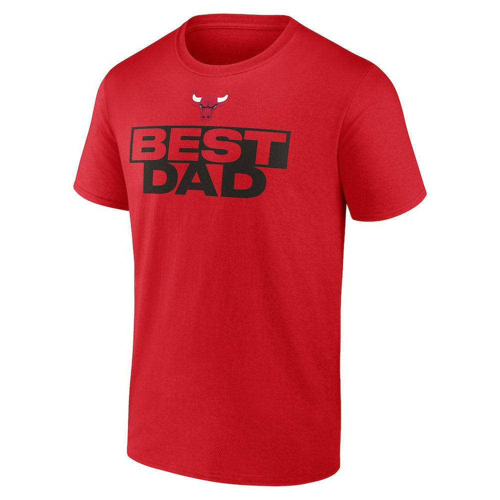 Chicago Bulls Greatest Dad T-Shirt Red - NBA