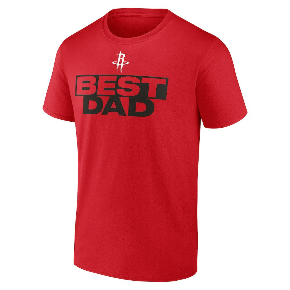 Houston Rockets Greatest Dad T-Shirt Red - NBA