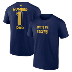 Indiana Pacers #1 Dad Jersey T-Shirt Navy - NBA