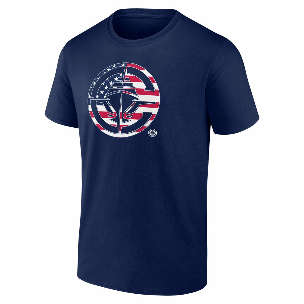 LA Clippers Flag Logo T-Shirt Navy - NBA