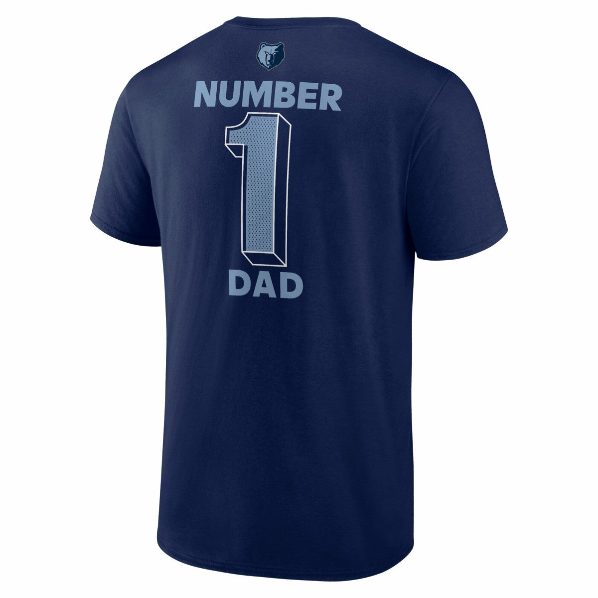Memphis Grizzlies #1 Dad Jersey T-Shirt Navy - NBA