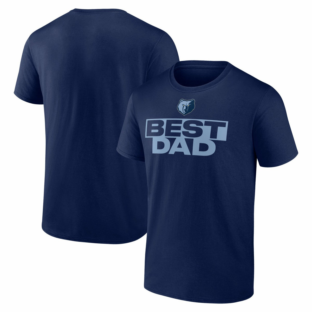 Memphis Grizzlies Greatest Dad T-Shirt Navy - NBA