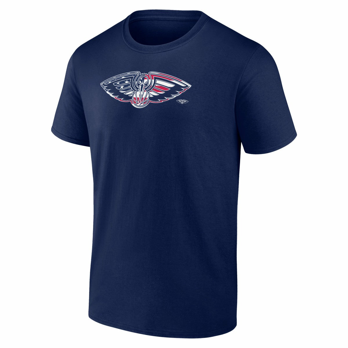 New Orleans Pelicans Flag Logo T-Shirt Navy - NBA