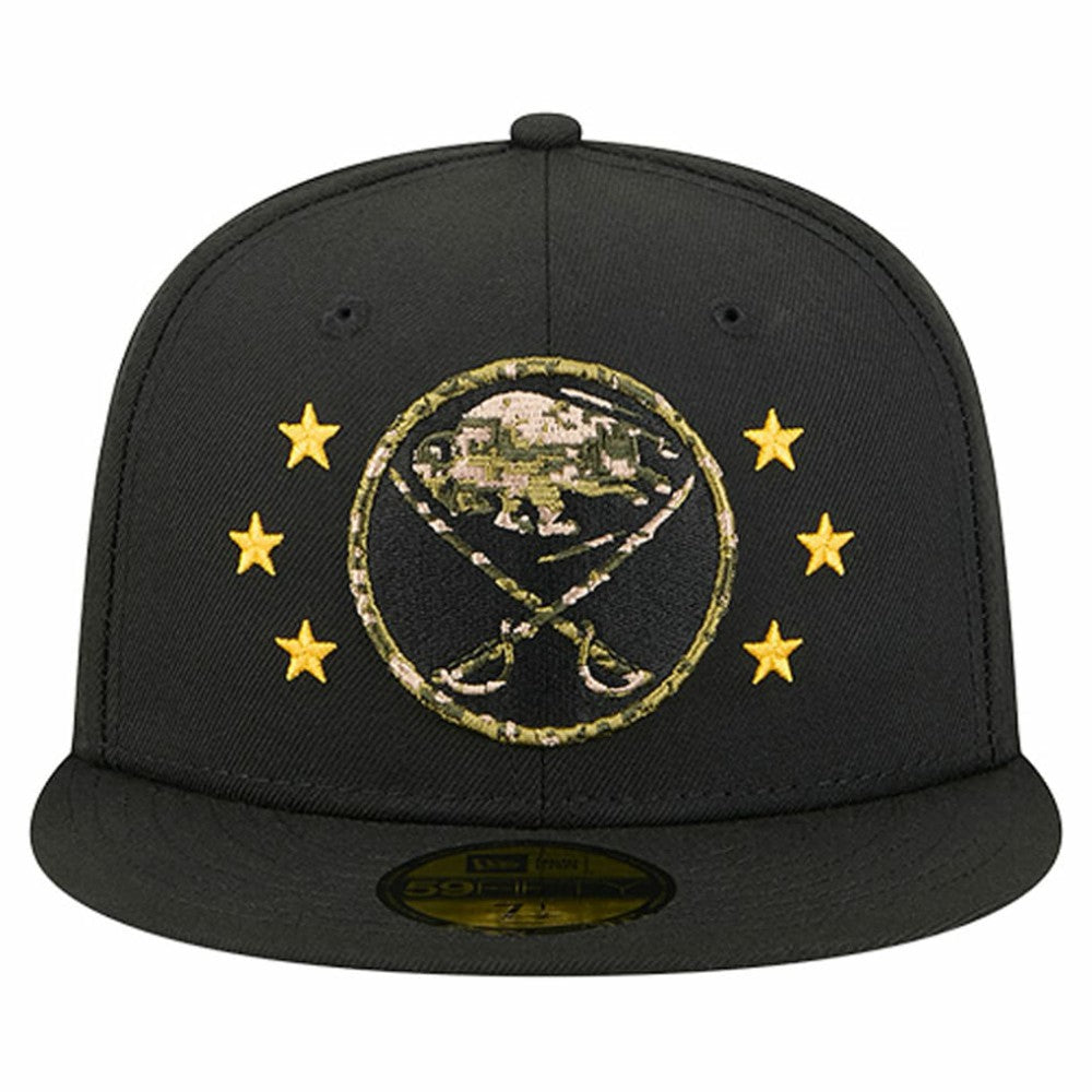 Buffalo Sabres New Era Military Appreciation Digital Camo Stars 59FIFTY Fitted Hat - Black - NHL