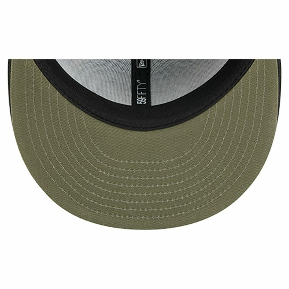 Carolina Hurricanes New Era Military Appreciation Digital Camo Stars 59FIFTY Fitted Hat - Black - NHL