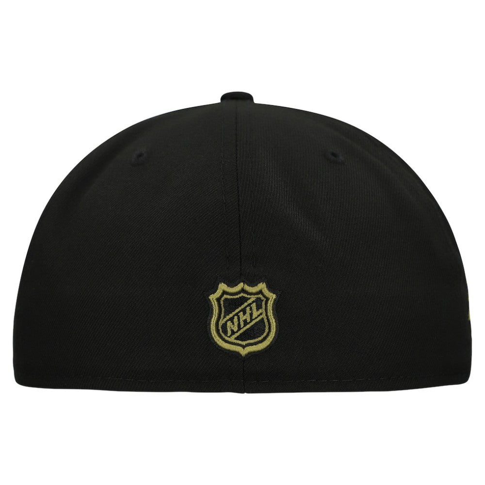 Chicago Blackhawks New Era Military Appreciation Digital Camo Stars 59FIFTY Fitted Hat - Black - NHL