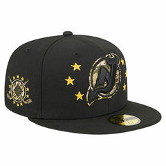 New Jersey Devils New Era Military Appreciation Digital Camo Stars 59FIFTY Fitted Hat - Black - NHL